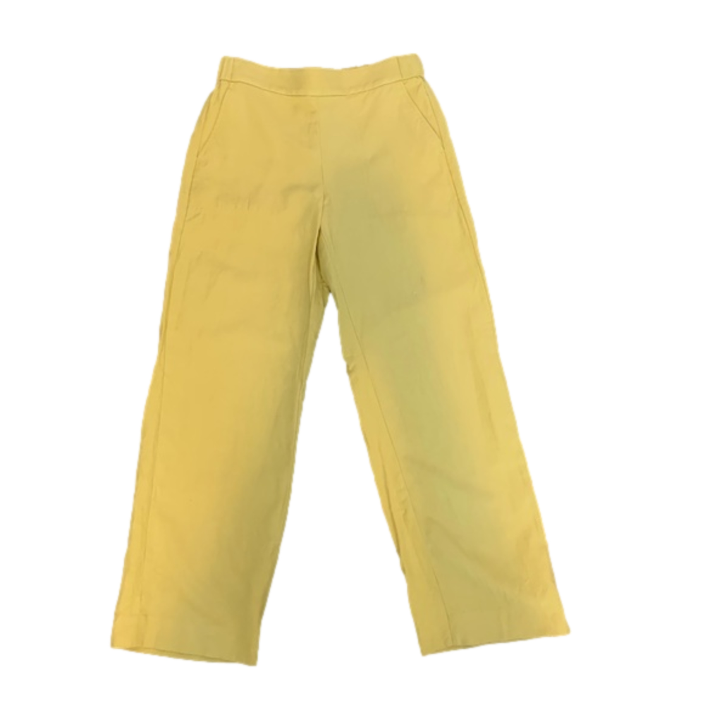 ☀️BR ☀️Wide Leg High Waist Cotton/Linen Cropped Pants XS